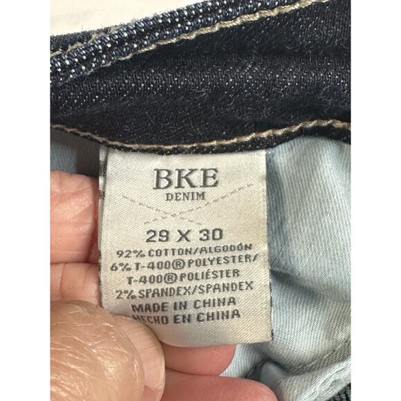 Buckle BKE Stella Bootcut Low Rise Slim Fit Jeans Womens 29x25” Dark Wash READ - Picture 14 of 16